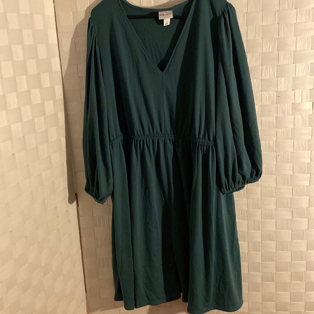 Dark Green Dress